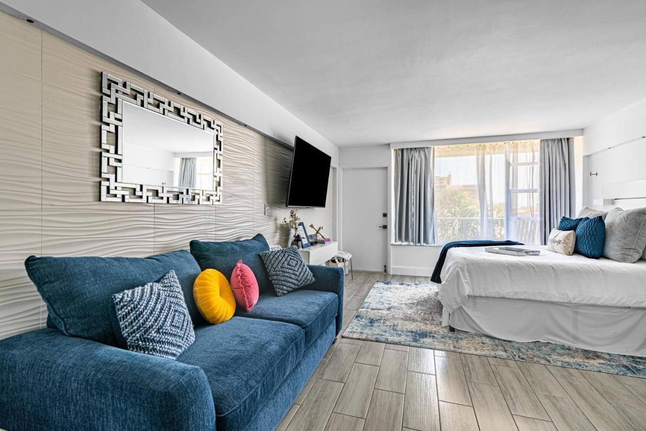 Апартаменты Newly Renovated Oceanfront Studio W/ Balcony - Дейтона-Бич Экстерьер фото